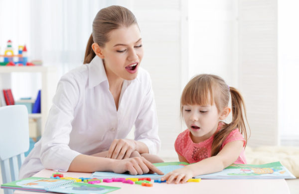 Speech and Language Therapy Training Child
